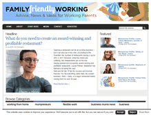 Tablet Screenshot of familyfriendlyworking.co.uk